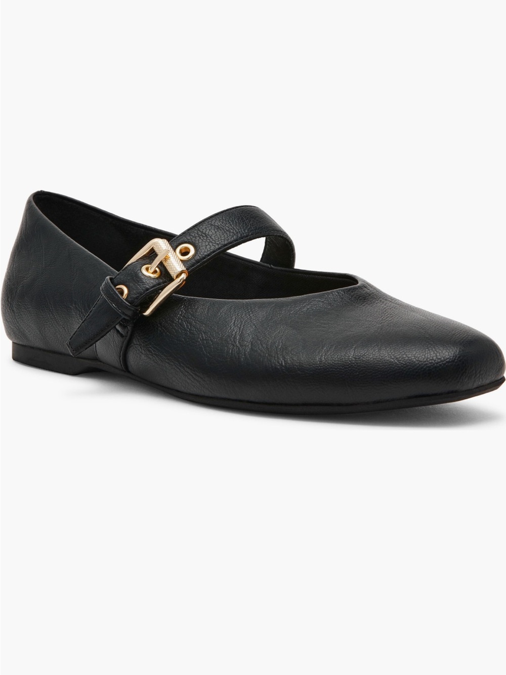 Dolce Vita Mulaney Mary Jane Flat with Gold Toned Buckle 8.5 NWT